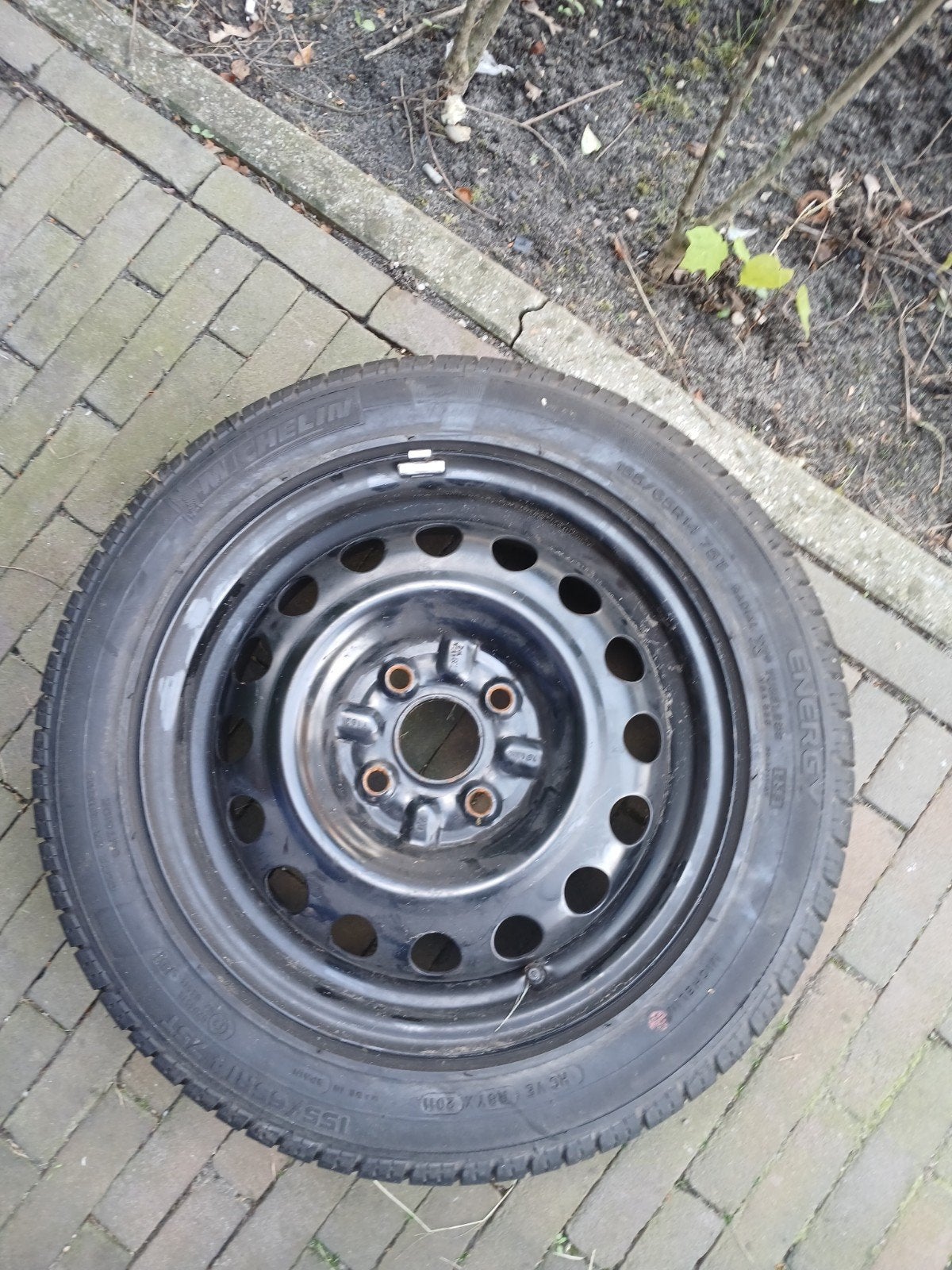 14 inch band met velg, goed profiel, Ophalen, 14 inch, Gebruikt, 155 mm