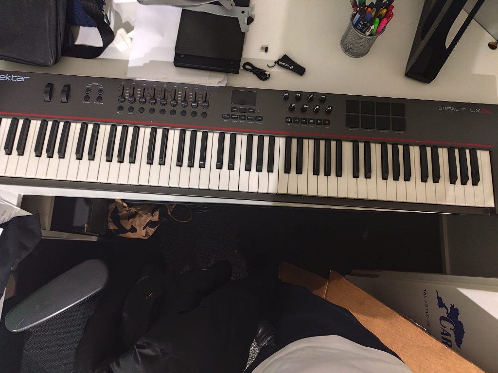 Keyboard controller Nektar impact LX 88, Overige merken, Gebruikt, 88 toetsen, Midi-aansluiting