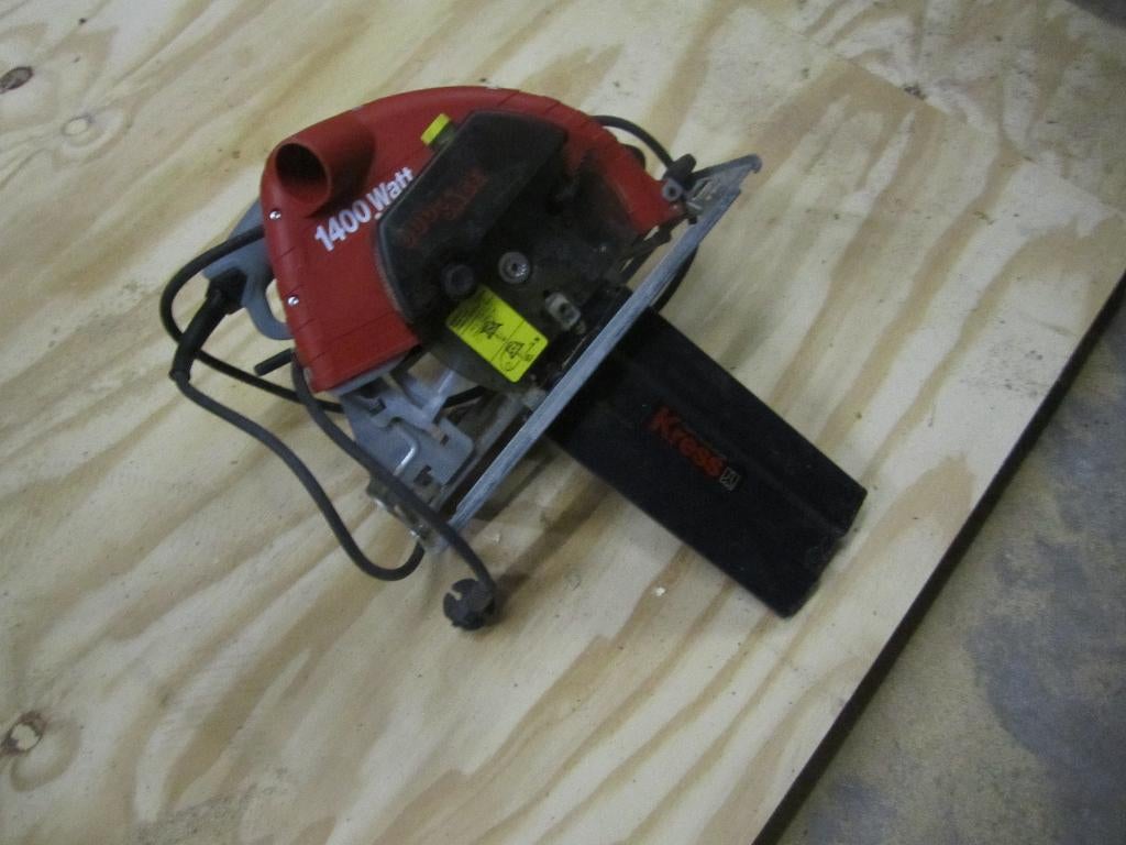 kress Isolatiezaag/dakplatenzaag, Doe-het-zelf en Verbouw, Ophalen, Zo goed als nieuw, 1200 watt of meer, 70 mm of meer