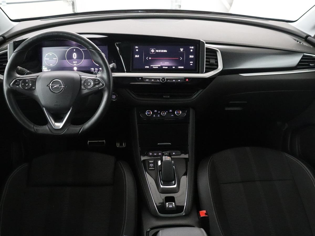 Opel Grandland X 1.6 Turbo Plug-In Hybrid GS Line SOH 98,6 |, Auto's, Euro 6, 4 cilinders, Leder en Stof, Zwart