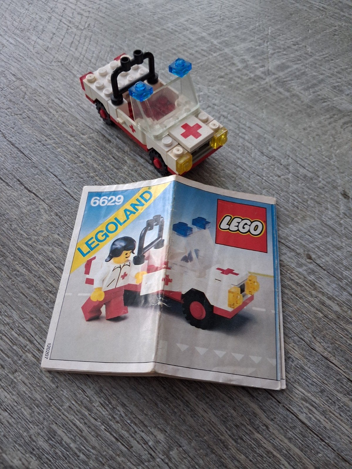 lego 6629 ambulance auto, Gebruikt, Lego, Ophalen of Verzenden, LEGOLAND