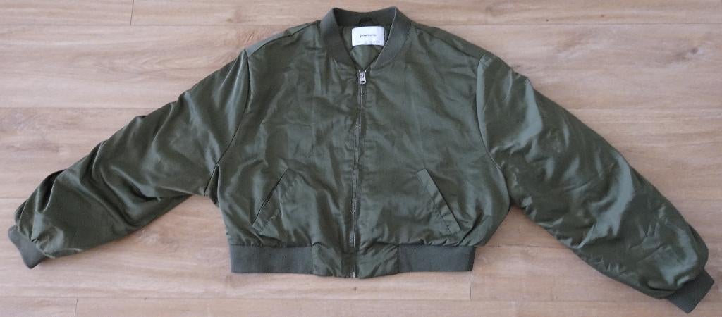 Stradivarius Cropped Bomberjack voor Dames maat XL - Nieuw, Kleding | Dames, Jassen | Zomer, Ophalen, Nieuw, Maat 46/48 (XL) of groter