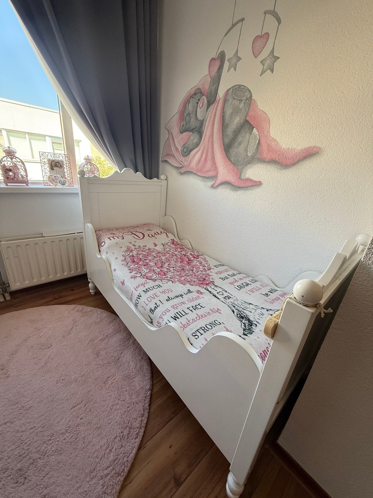 Bopita Peuterbed wit, Kinderen en Baby's, Kinderkamer | Bedden, Ophalen, 70 tot 85 cm, 140 tot 160 cm, Zo goed als nieuw
