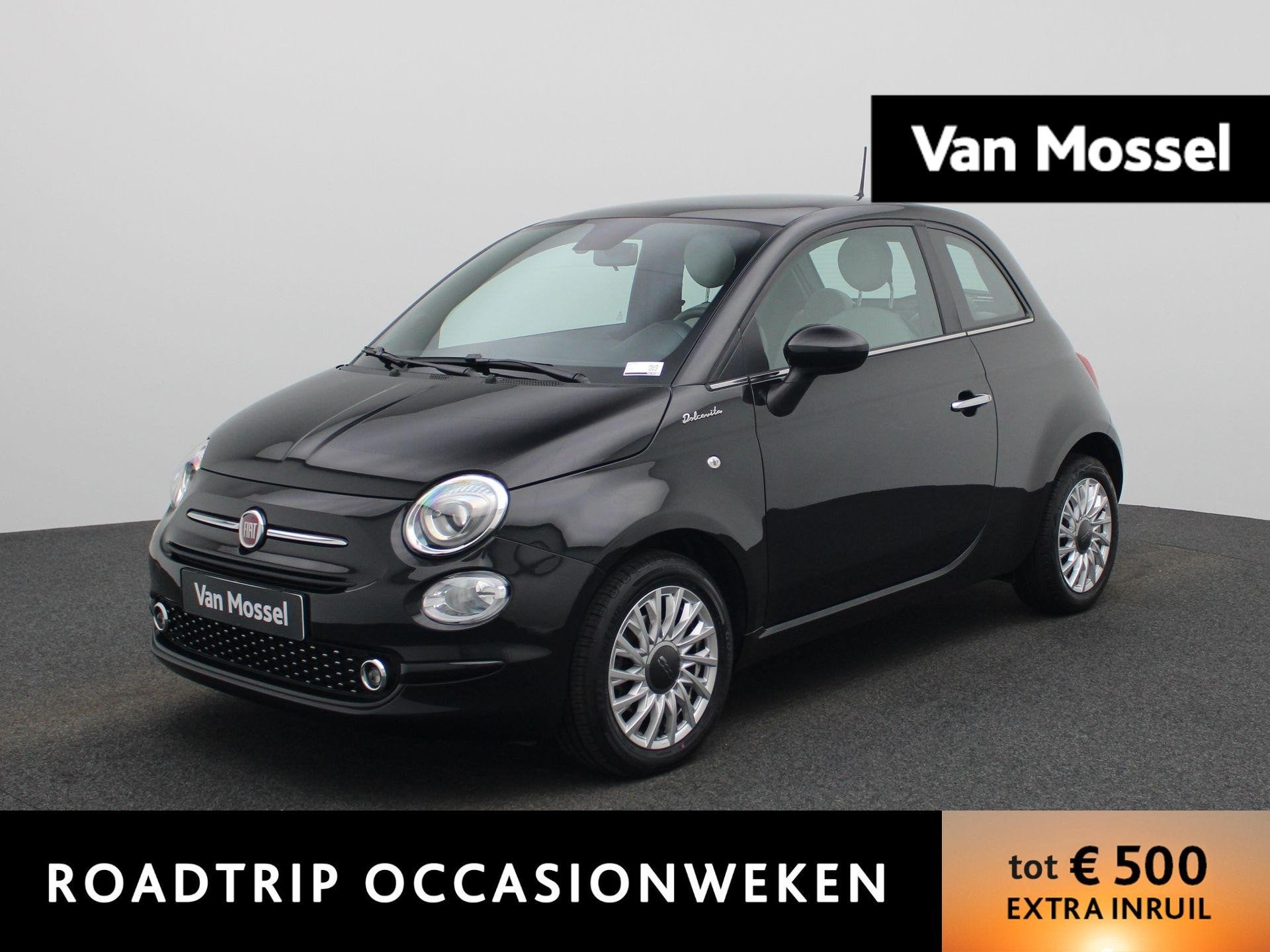 Fiat 500 1.0 Hybrid 70 Dolce Vita | NAVIGATIE | CLIMATE CONT, Voorwielaandrijving, 12 maanden, Stof, 4 stoelen