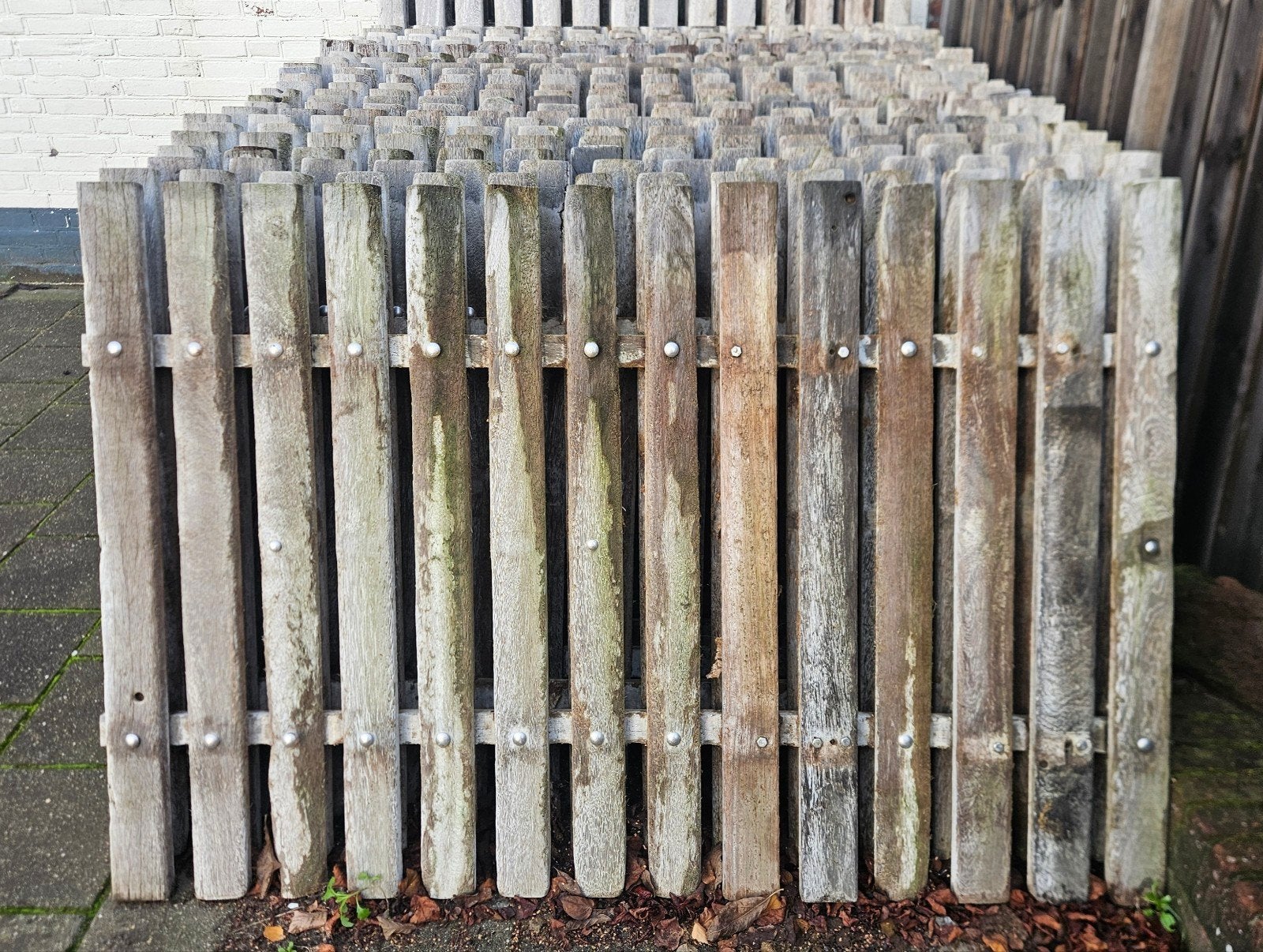 35 Hardhouten stalroosters - Diverse afmetingen, Ophalen, Gebruikt, Hout, Overige typen