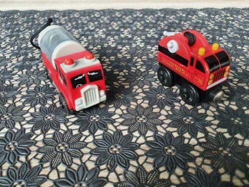 Thomas de trein Hout Sodor Brandweer set, Kinderen en Baby's, Speelgoed | Thomas de Trein, Ophalen of Verzenden, Zo goed als nieuw