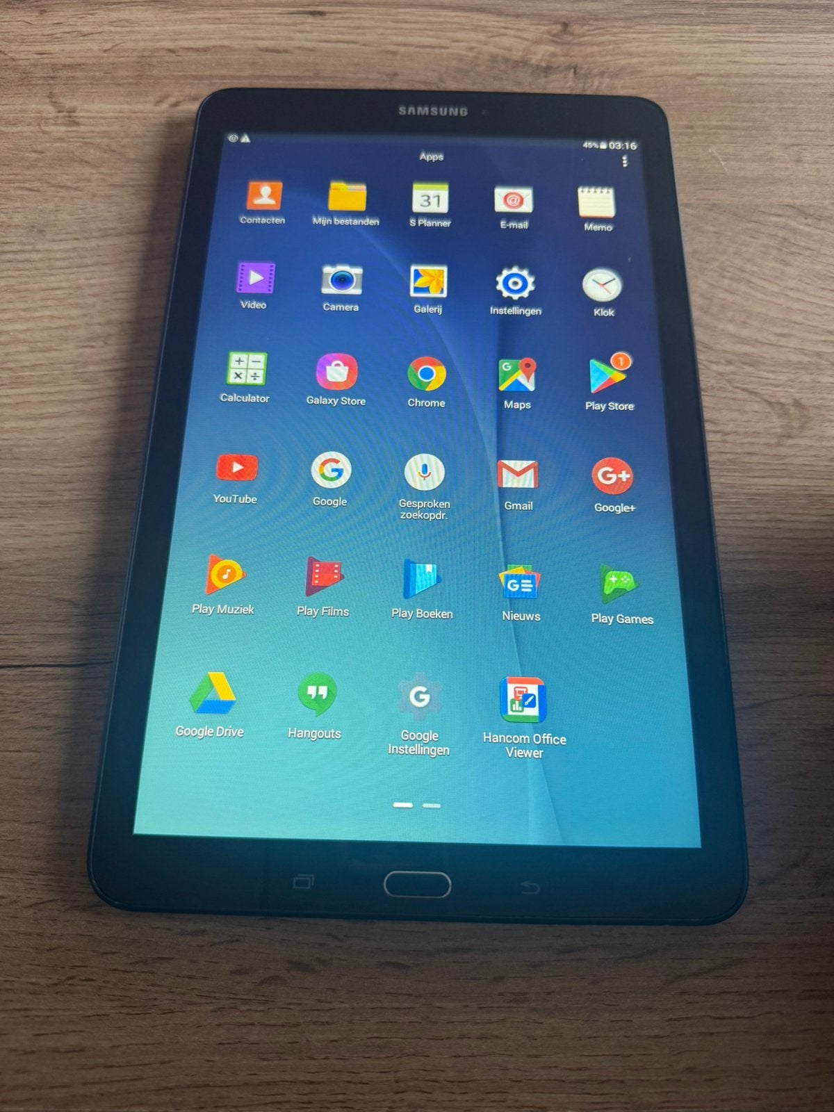 Samsung tablet, Ophalen, Zo goed als nieuw, 10 inch, 16 GB