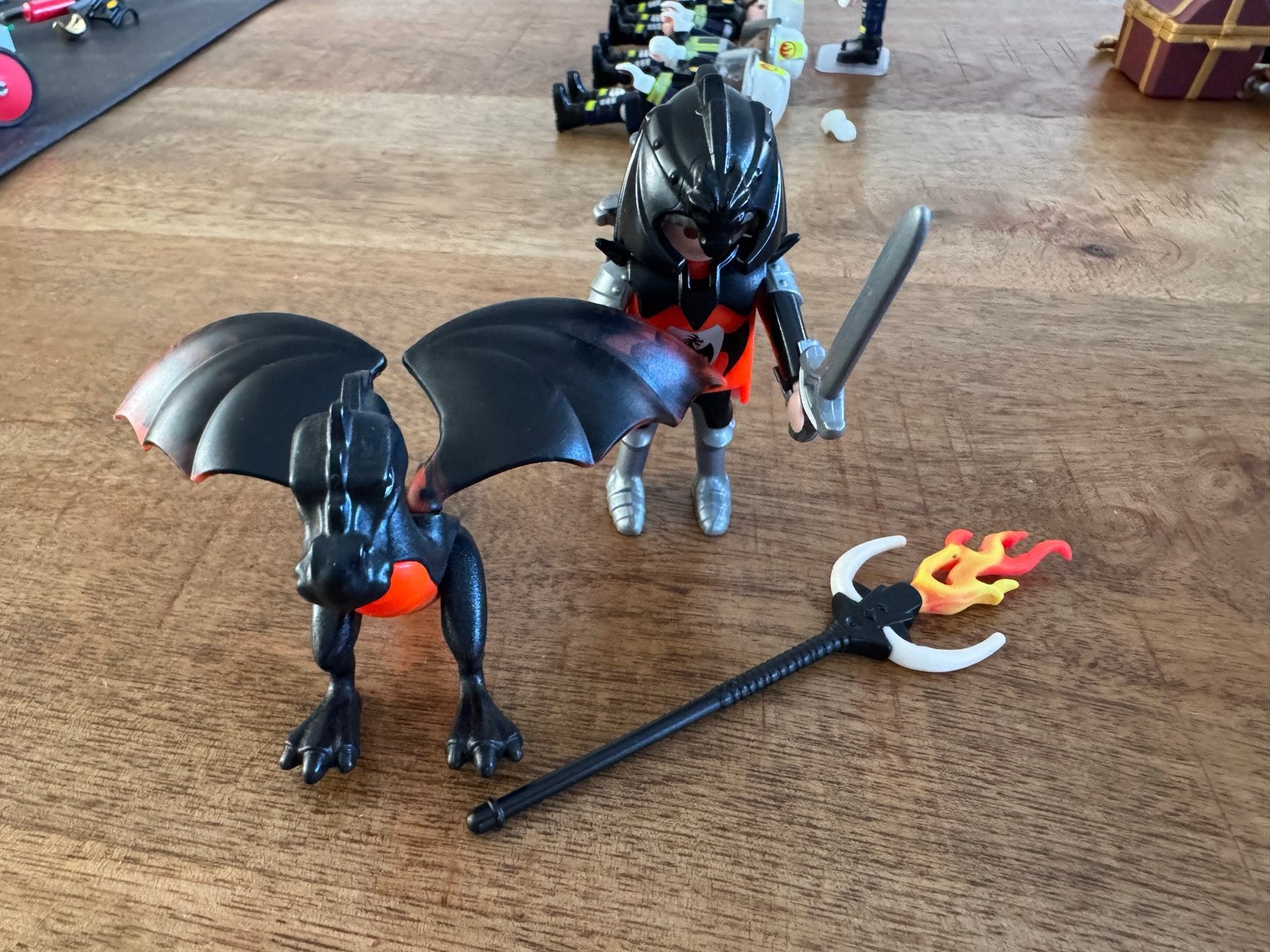 Playmobil Drakenridder met draak en staf !, Ophalen, Complete set, Zo goed als nieuw, Knights