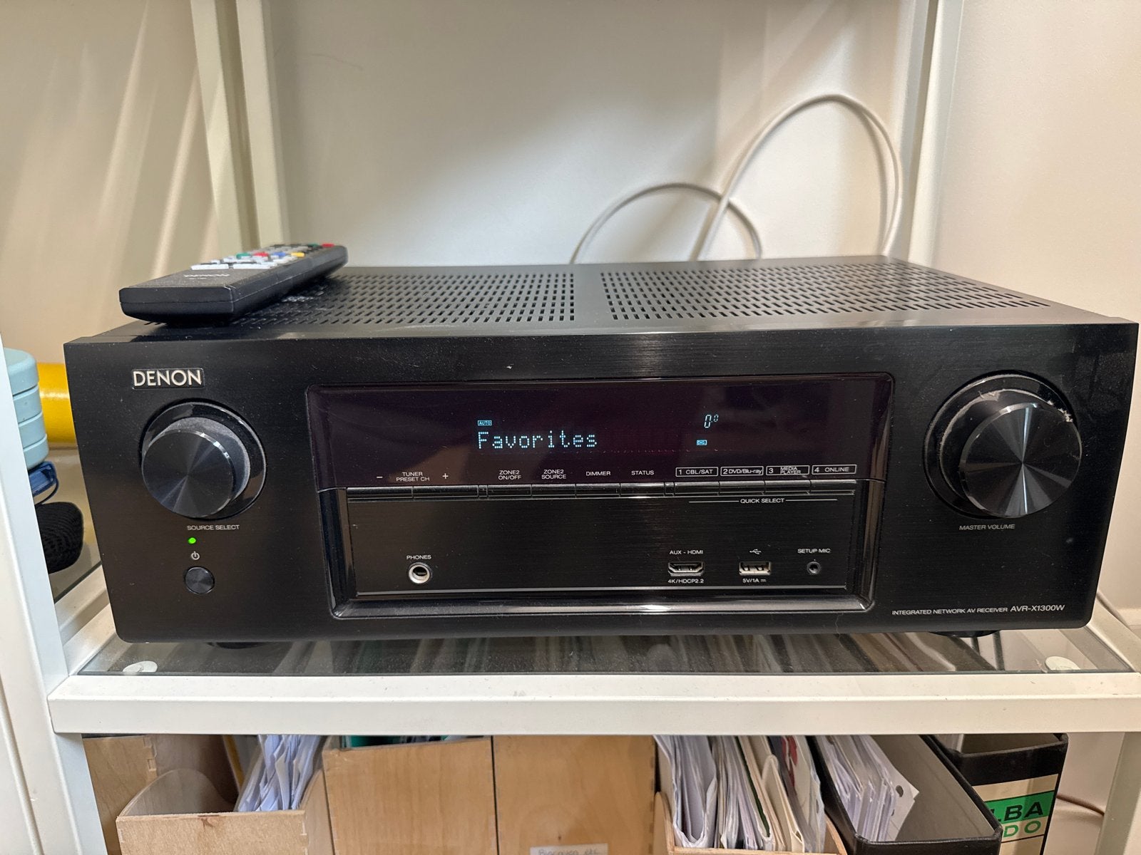 Denon AVR X1300w Home Cinema Receiver - Goede staat, Ophalen, Gebruikt, Denon, 60 tot 120 watt