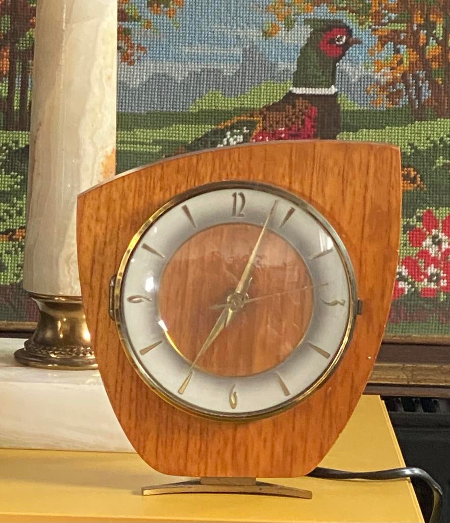 Vintage NUFA tafelklok, Ophalen of Verzenden