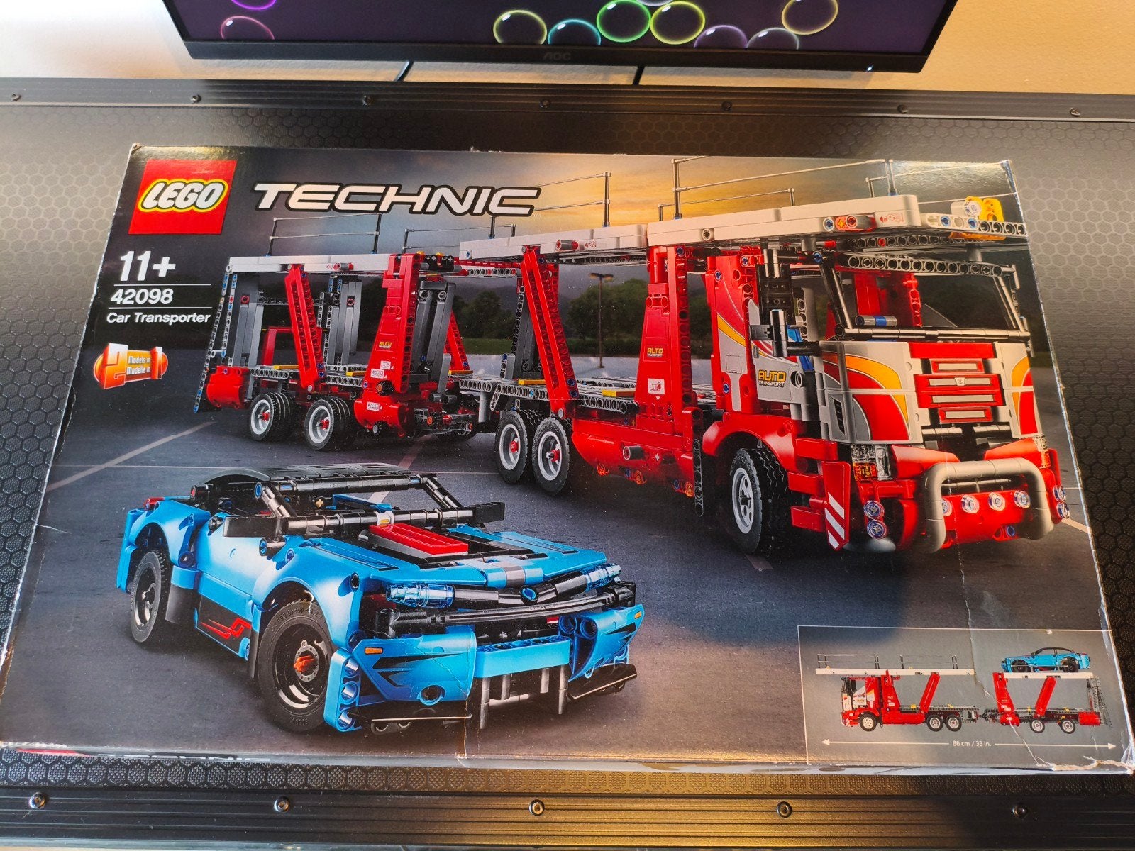 Te koop Lego technic 42098 Car Transporter, Compleet, Lego, Ophalen of Verzenden, Zo goed als nieuw