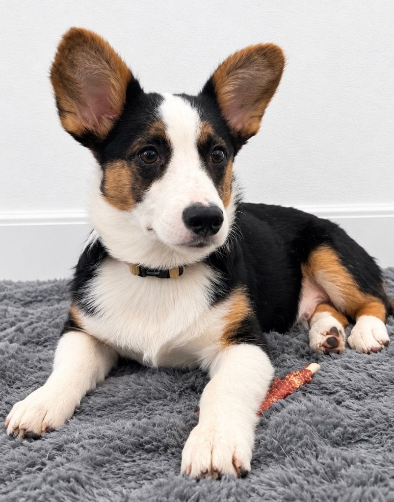 Welsh Corgi pup Toby zoekt fijn thuis!, Dieren en Toebehoren, Reu, 8 tot 15 weken, Eén hond, CDV (hondenziekte)