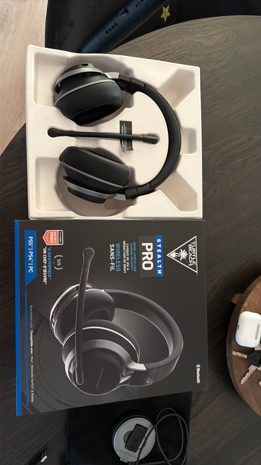 Turtle beach stealth pro ps5/pc, Computers en Software, Ophalen of Verzenden, Zo goed als nieuw
