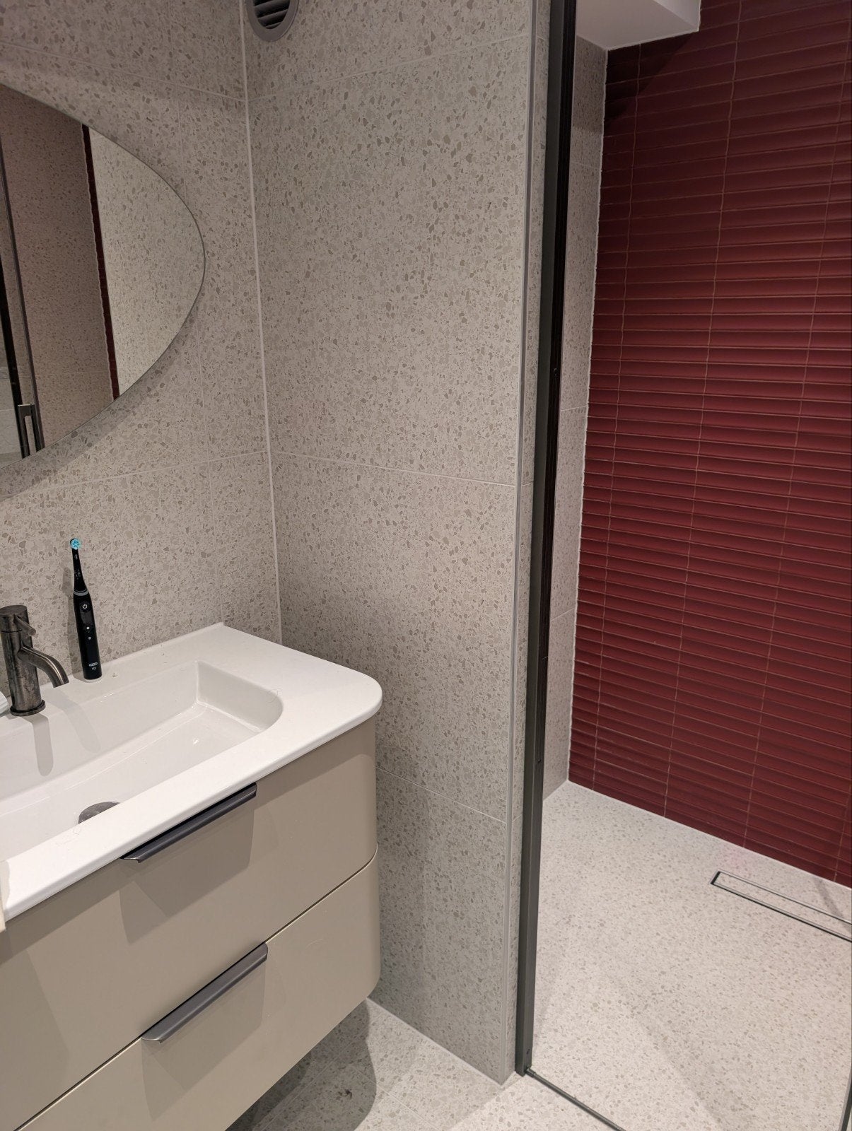 19x 60x60 Terrazzo stijl tegels - Nieuw, 7m2, Ophalen of Verzenden