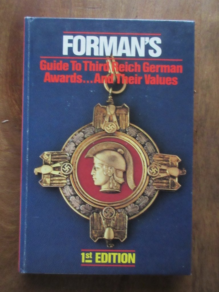 FORMAN'S Guide Third Reich German Awards, Verzenden, Duitsland, Boek of Tijdschrift