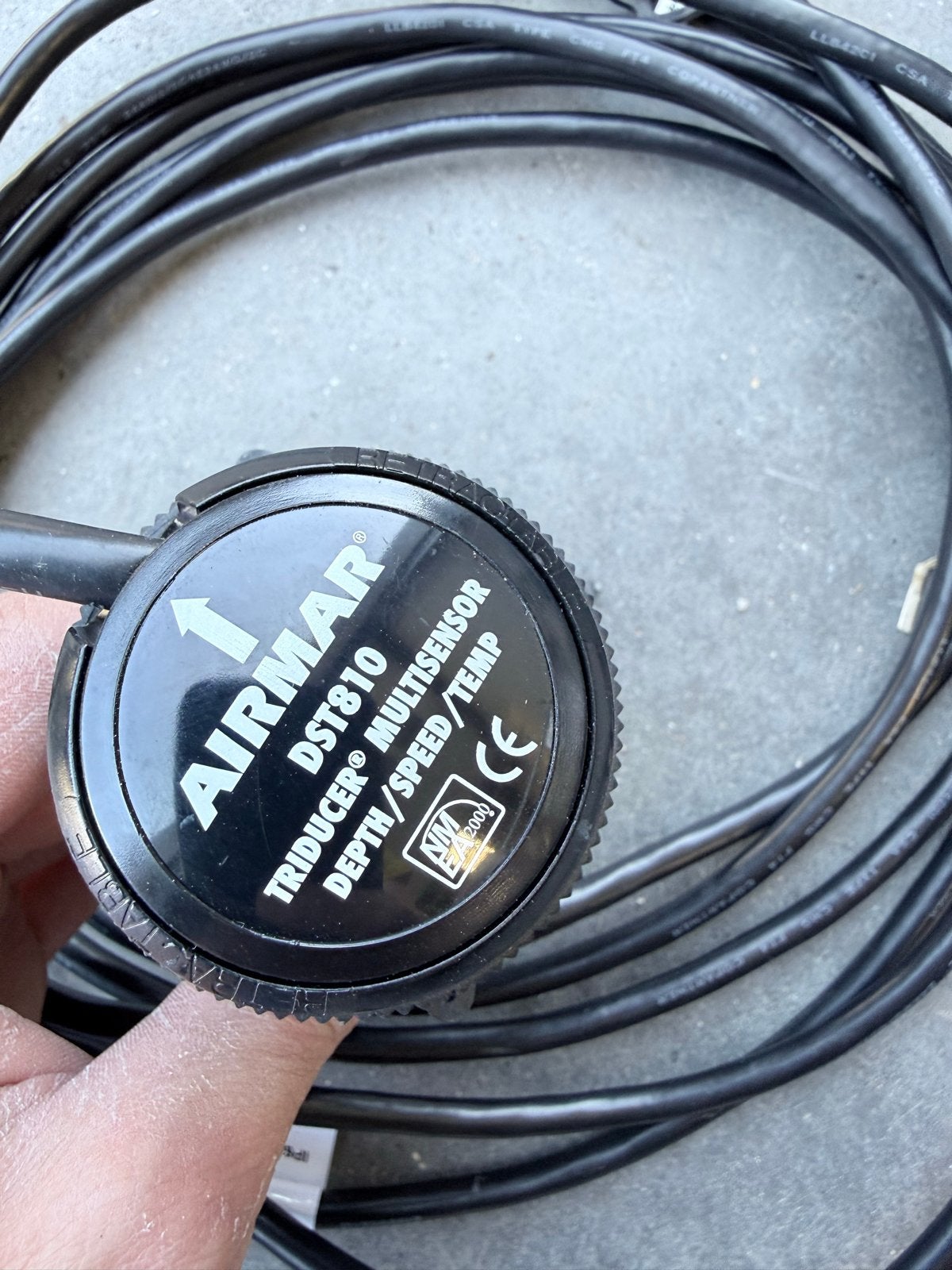 Airmar DST810 Triducer Multisensor Diepte/Snelheid/Temp, Watersport en Boten, Ophalen of Verzenden, Zo goed als nieuw, Motor en Techniek