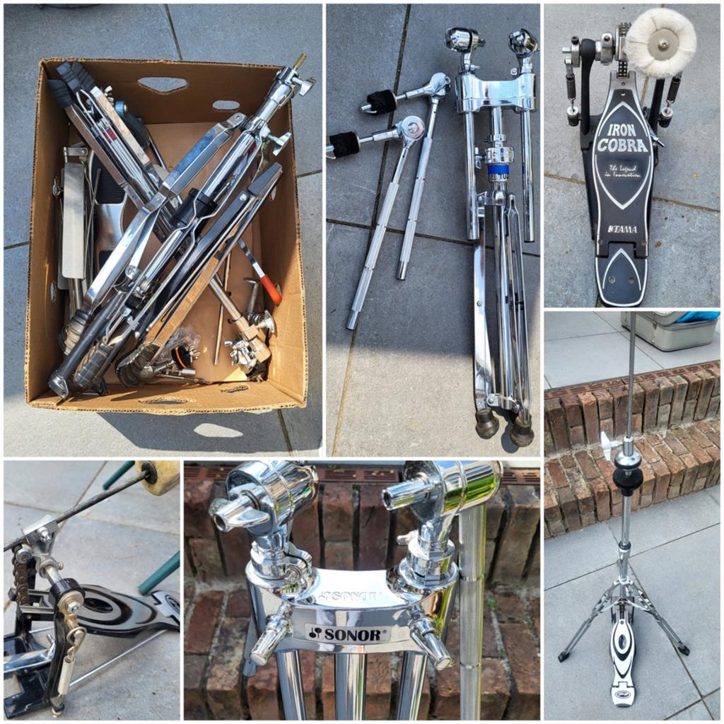 Hardware/sonor/stagg/tama/drumpedaal/stands/drum/percussie, Muziek en Instrumenten, Drumstellen en Slagwerk, Ophalen of Verzenden