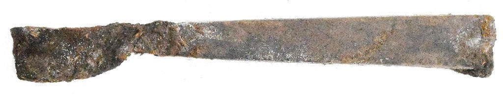 Mesheft Ijzer L 120mm NL       b460, Ophalen of Verzenden