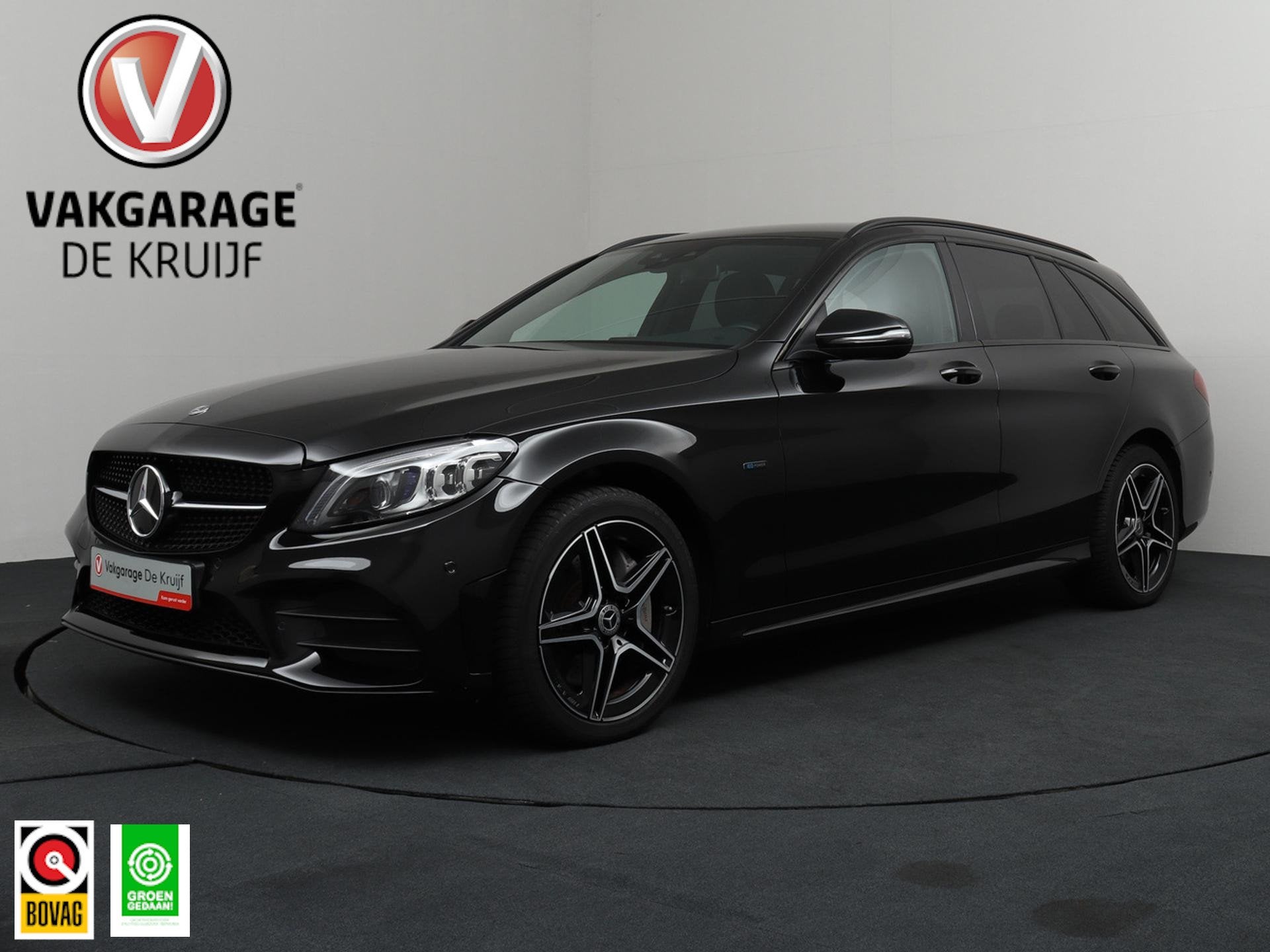 Mercedes-Benz C-klasse Estate 300 e Business Solution Luxury, Auto's, Euro 6, 320 pk, Zwart, Plug-in hybride