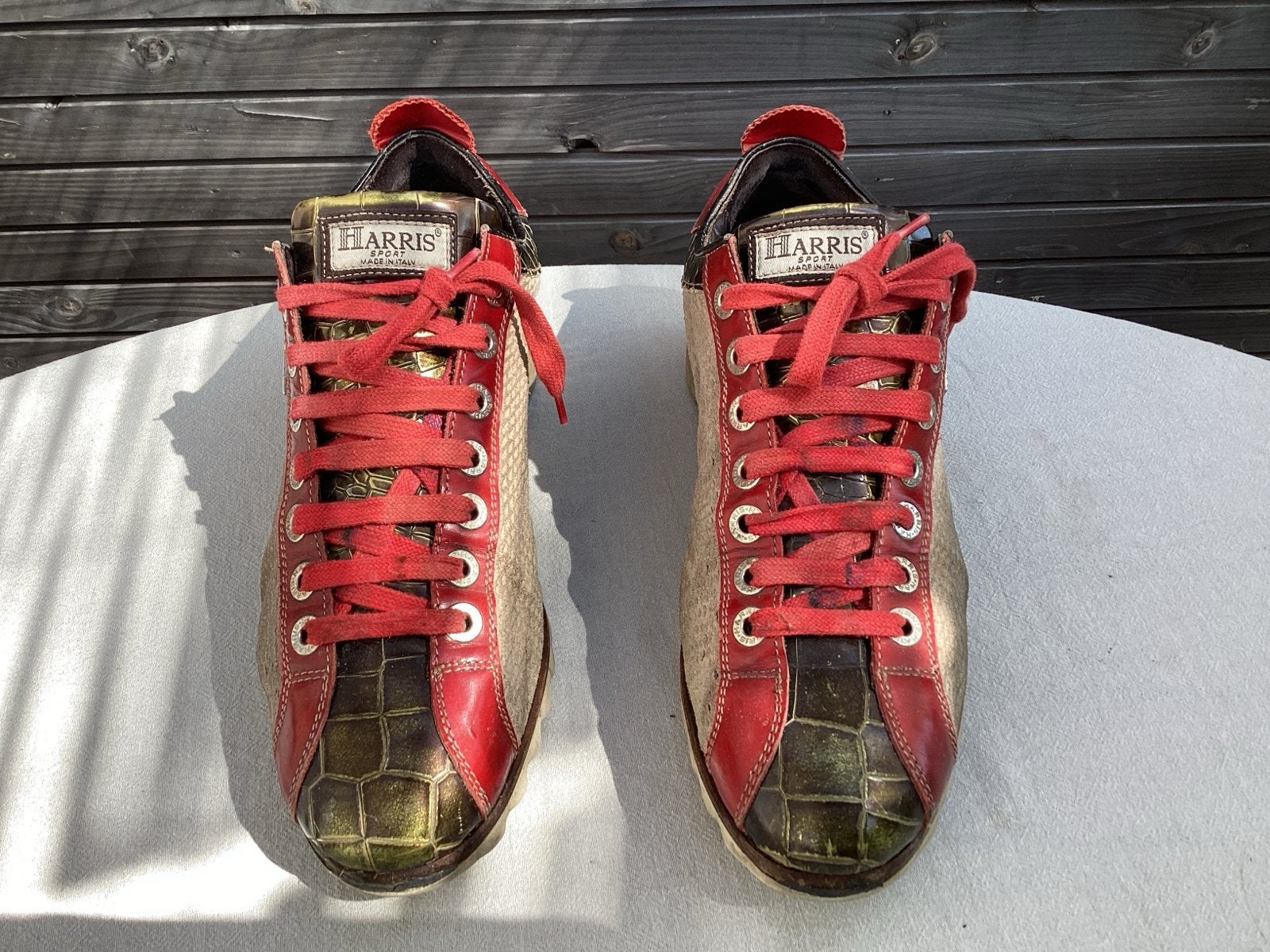 Harris schoenen maat 5,5 - Unieke sneakers, Ophalen of Verzenden, Gedragen, Overige kleuren, Sneakers of Gympen
