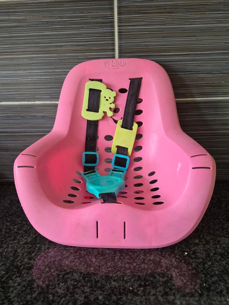 Baby Born fietsstoeltje roze, Ophalen, Gebruikt, Babypop