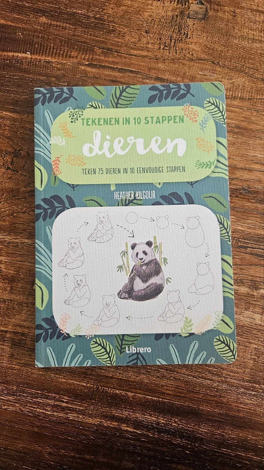 Teken in 10 stappen: Dieren - Leer 75 dieren tekenen, Ophalen of Verzenden, Zo goed als nieuw, Boek of Gids