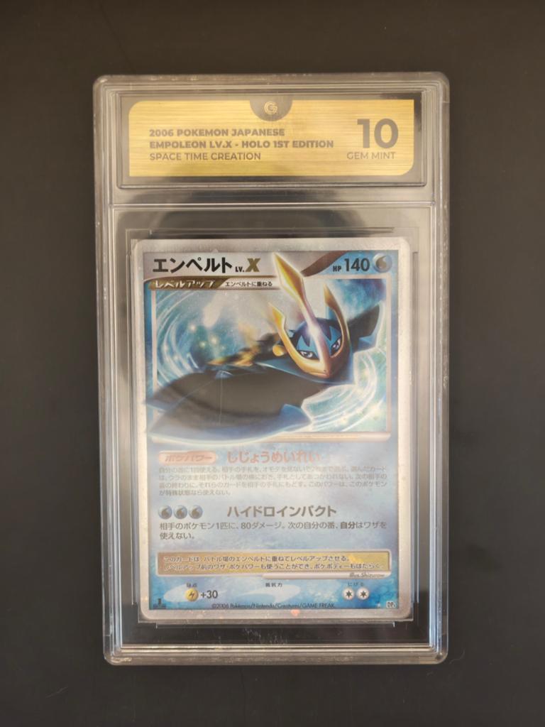2006 Japanse Empoleon LV.X Holo 1st Edition GG10, Ophalen of Verzenden, Nieuw, Losse kaart, Foil