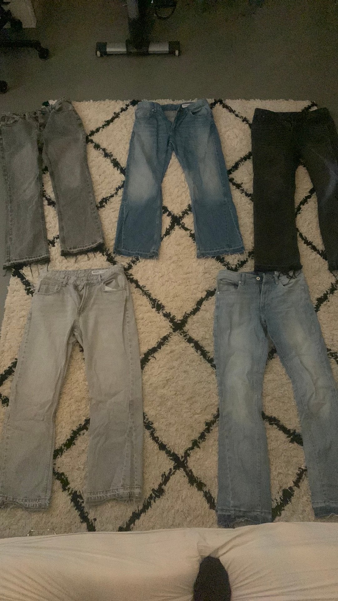 Flared jeans heren, Ophalen of Verzenden, Zo goed als nieuw, Blauw, W32 (confectie 46) of kleiner