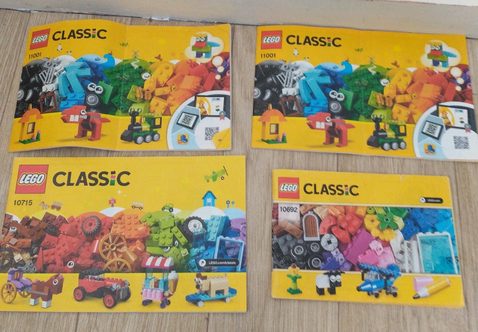 Lego 2x 11001, 10715 en 10692, Overige thema's, Lego, Ophalen of Verzenden, Zo goed als nieuw