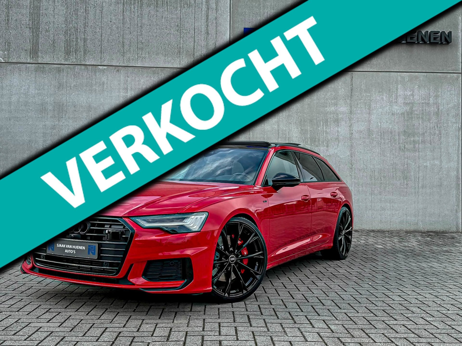 Audi A6 Avant 55TFSI e 367pk Quattro Competition S Edition S, Auto's, Automaat, Dealer onderhouden, Zwart, 4 cilinders