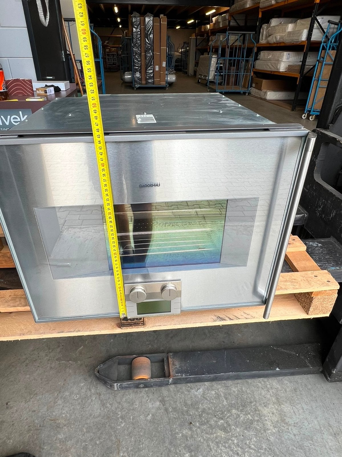 Gaggenau Stoomoven en warmhoudplaat - Zo goed als nieuw, Ophalen, 45 tot 50 cm, Overige merken, Inbouw
