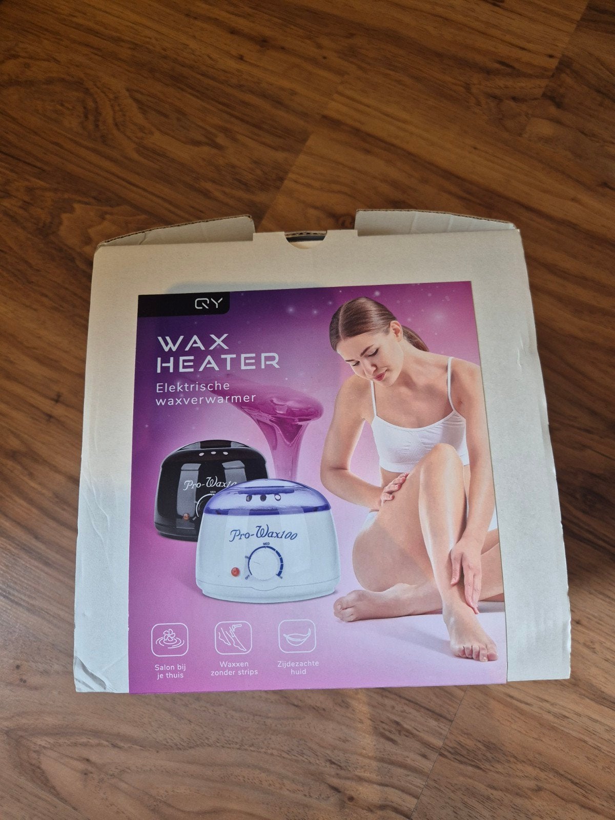 Waxverwarmer met diverse wax beans en accessoires, Ophalen, Zo goed als nieuw, Overige typen