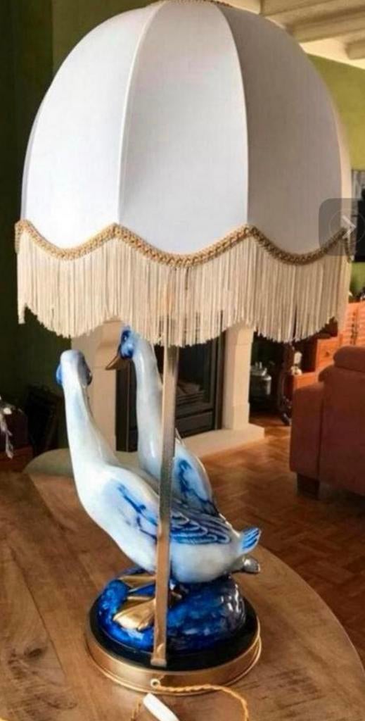 Eenden lamp met Engelse kap, Ophalen, Gebruikt