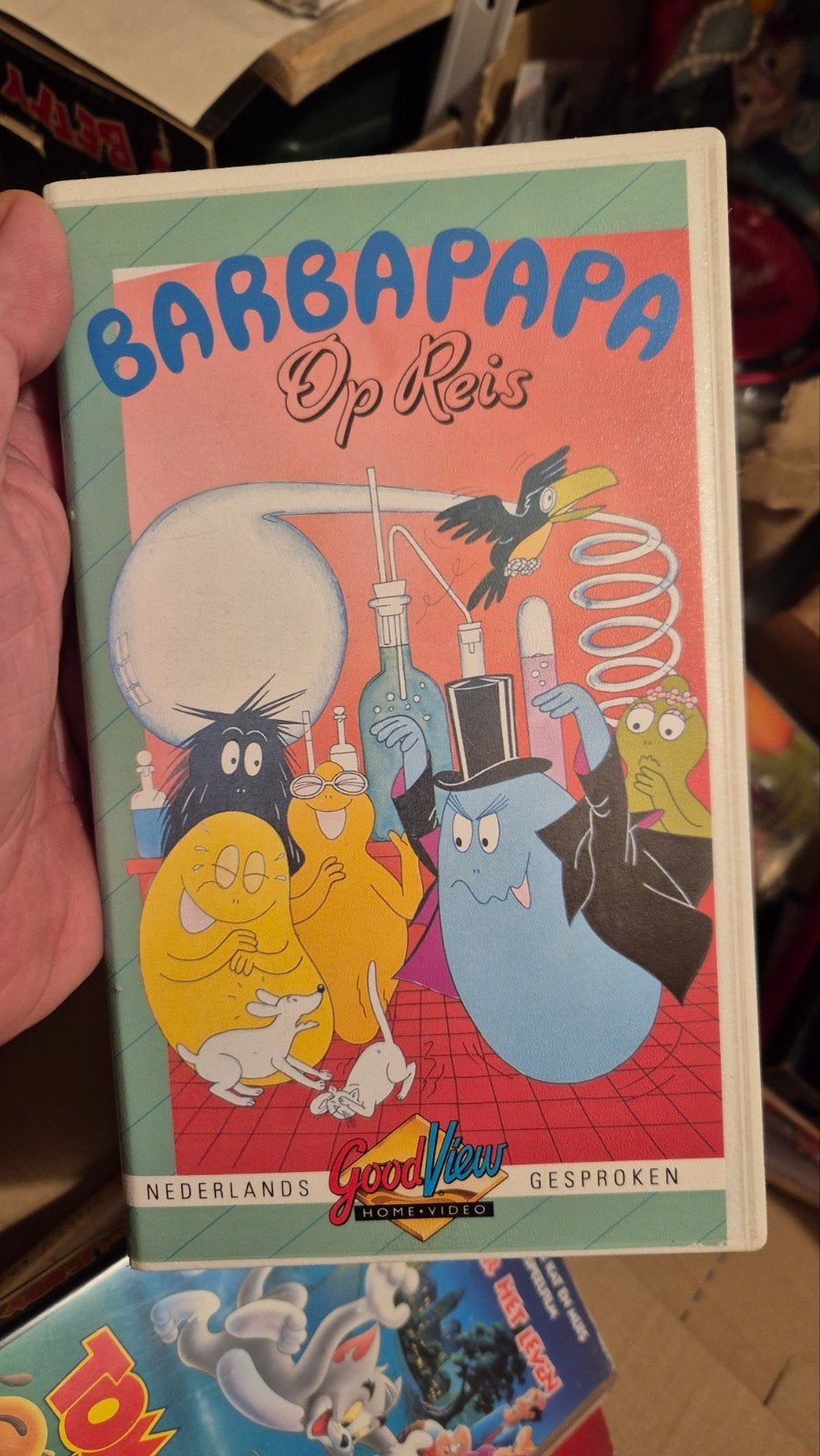 Barbapapa Op Reis VHS - Nederlands Gesproken, Ophalen of Verzenden