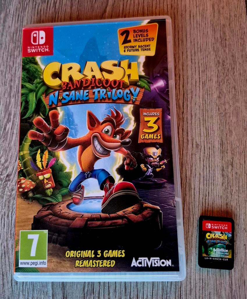 Crash Bandicoot N. Sane Trilogy | Nintendo Switch, Spelcomputers en Games, Games | Nintendo Switch, Avontuur en Actie, 1 speler