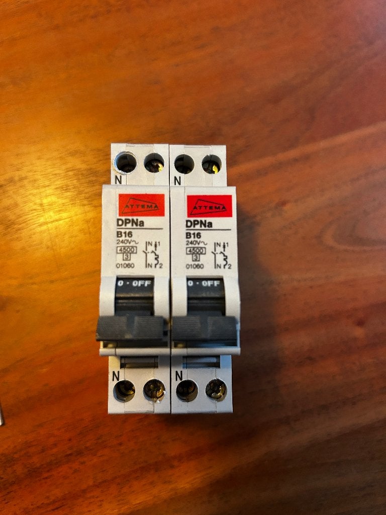 Aardlekschakelaar Attema 16a, Ophalen, Gebruikt, Attema, Aardlekautomaat