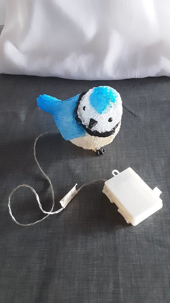 Vogel lampje, Blauw, Overige merken, Overige stijlen, Overige fittingen