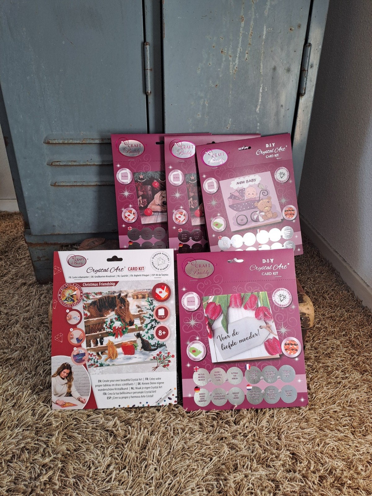 Craft Buddy Crystal Art Card Kits - Diverse Thema's, Nieuw, Meerkleurig, Ophalen of Verzenden, Kunststof