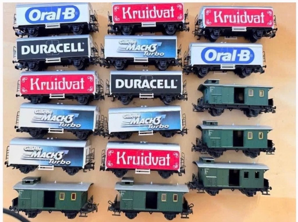 Marklin reclame wagonnen ns en bagage wagonnen., Hobby en Vrije tijd, Modeltreinen | H0, Ophalen, Wisselstroom, NS, Märklin
