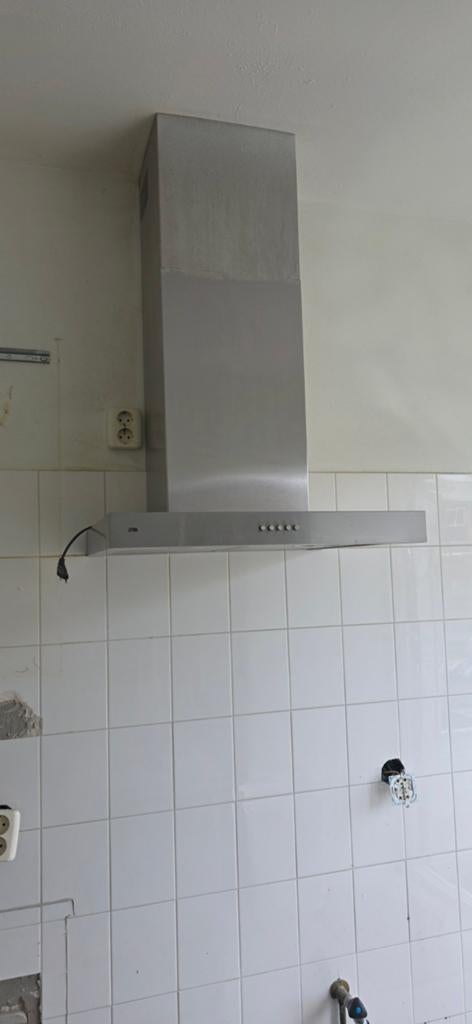 Nette RVS Wandschouwkap - Gebruikt, Ophalen, Gebruikt, Wandschouwkap, Vrijstaand