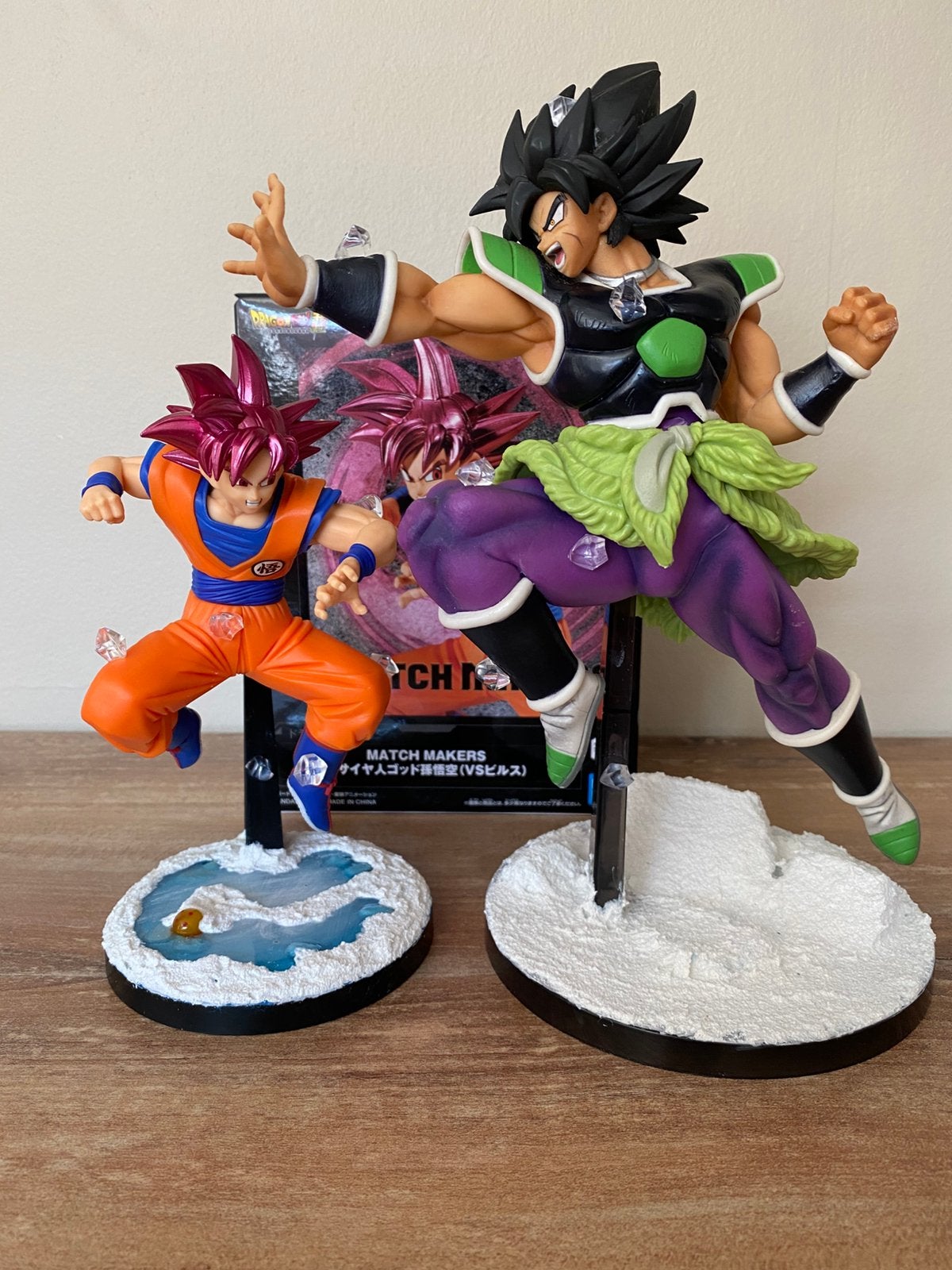 Dragonball - Goku vs Broly diorama, Ophalen of Verzenden, Zo goed als nieuw