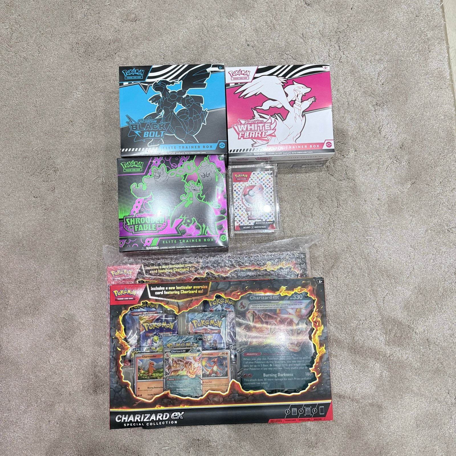Pokémon Kaarten Collectie: Elite Trainer Boxen & Charizard E, Hobby en Vrije tijd, Verzamelkaartspellen | Pokémon, Ophalen, Nieuw