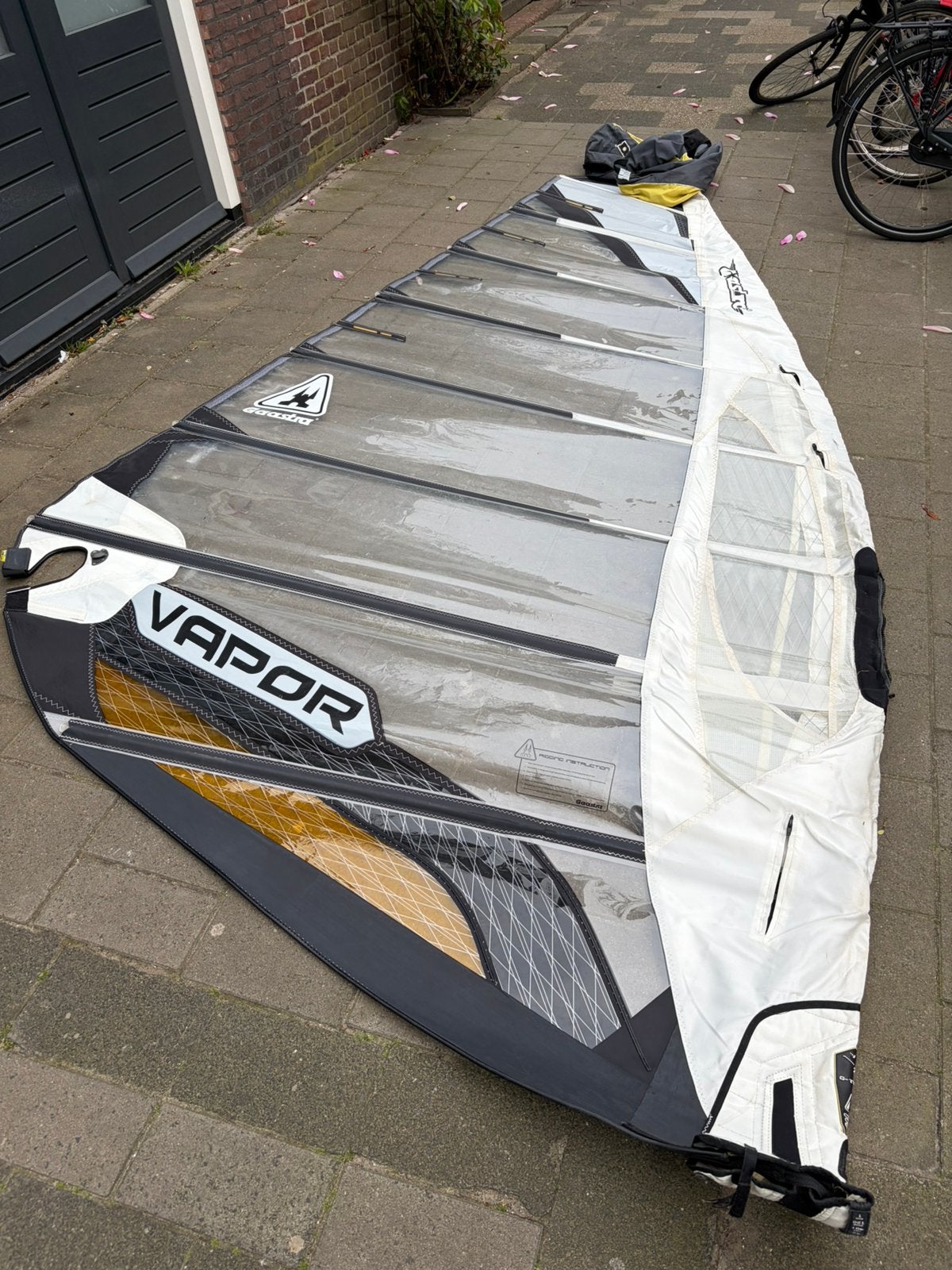 Gaastra vapor 6.7m2 + 100% carbon mast, Watersport en Boten, Windsurfen, Ophalen, Met mast, Gebruikt, Gaastra