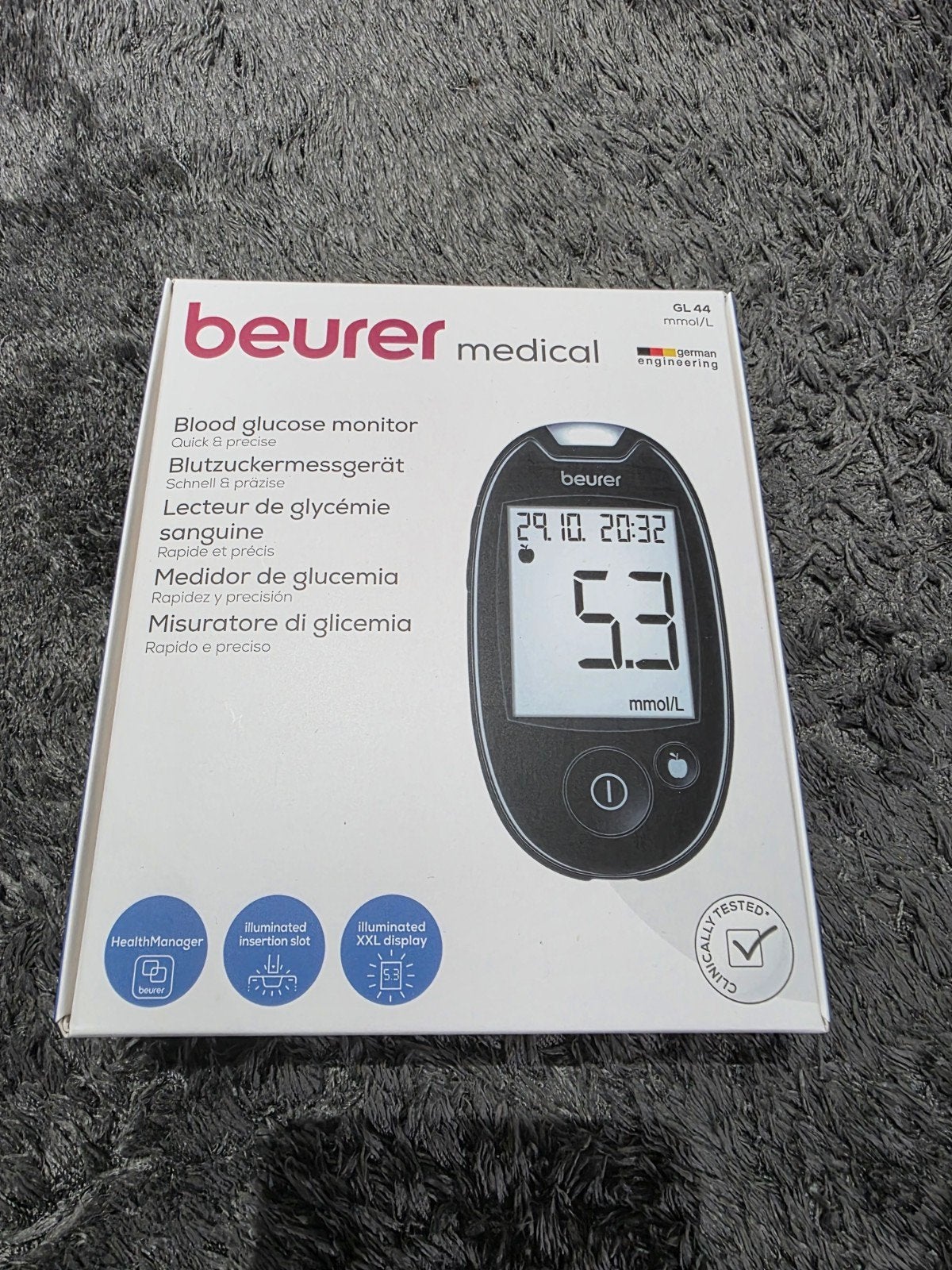 Beurer glucose meter + accesiores, Ophalen of Verzenden, Nieuw, Overige typen