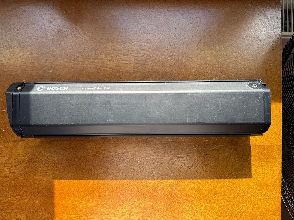 Bosch PowerTube 500 (Vertical – Bosch Smart System), Zo goed als nieuw