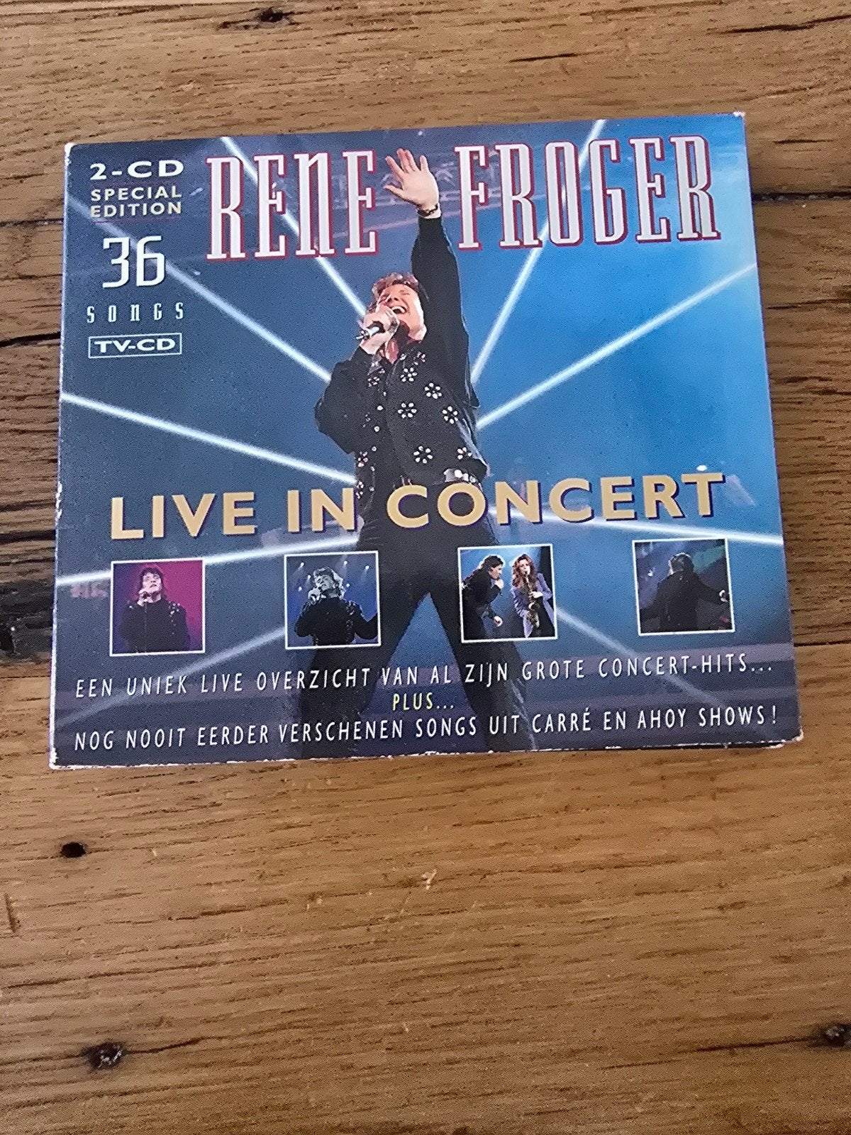 Te koop dubbel CD Rene Froger "Live in concert"., Ophalen of Verzenden, Zo goed als nieuw, Overige genres