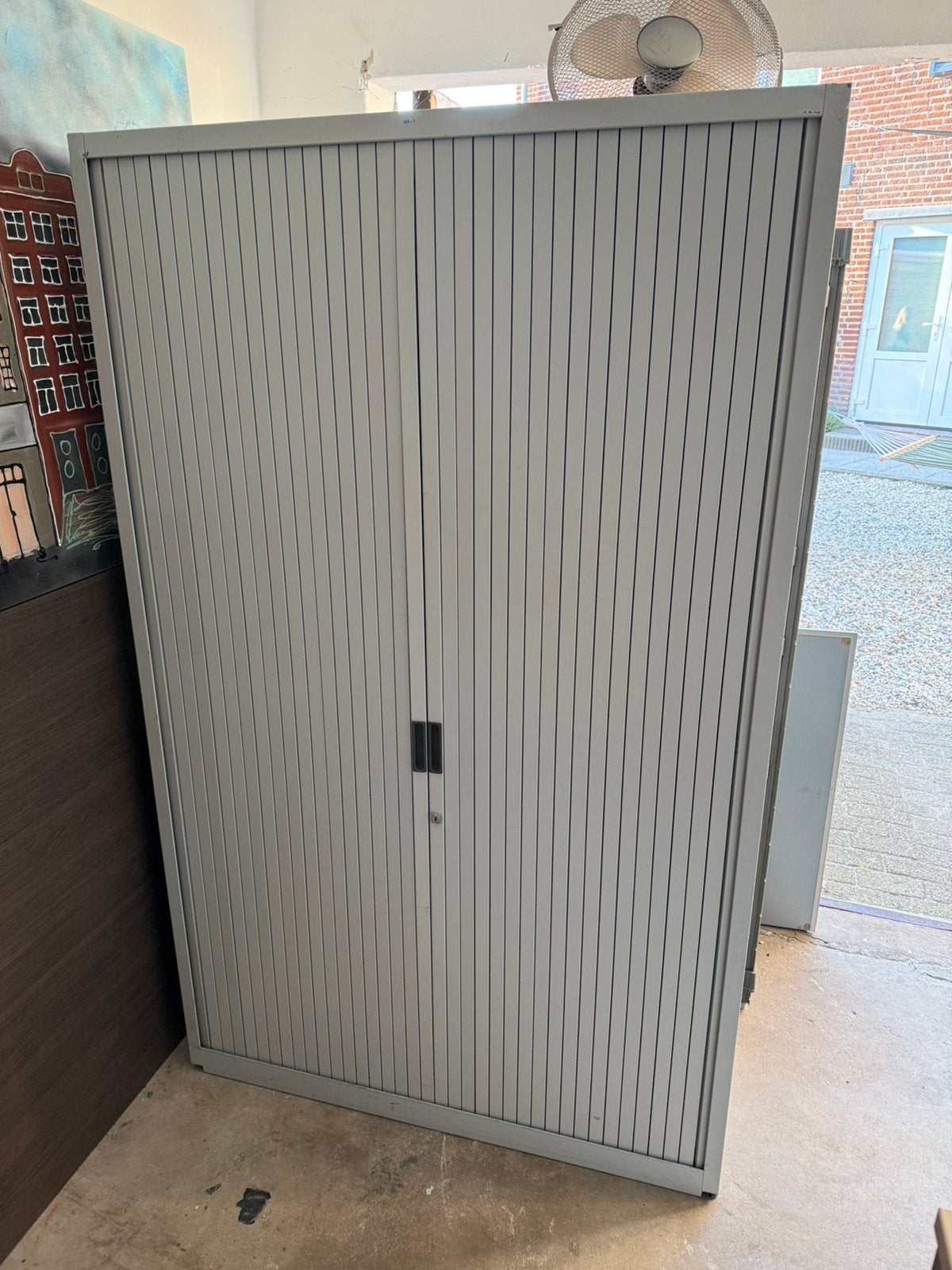 Aspa roldeurkast / archiefkast met schappen, Ophalen, 100 tot 150 cm, Zo goed als nieuw, Aspa