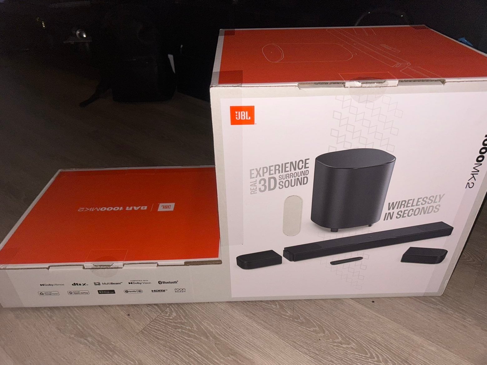 JBL Bar 1000MK2 7.1.4 Soundbar met subwoofer, Overige merken, Soundbar, 70 watt of meer, Ophalen of Verzenden