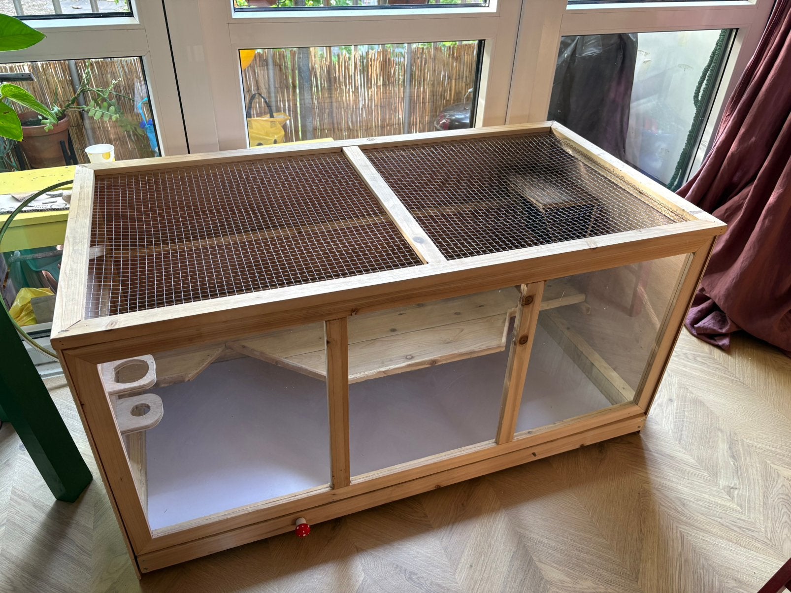 Knaagdierhok hout 115x58x60, Muis, Hok, Ophalen, Minder dan 60 cm