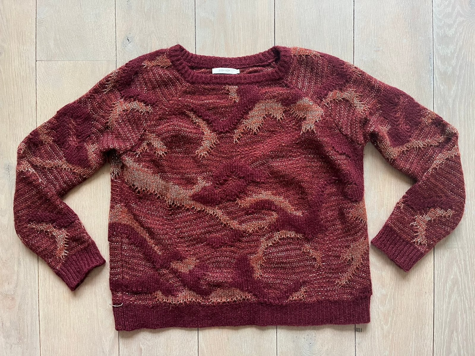 Schitterende L rode Sissy-Boy trui glitter goud knitwear, Maat 42/44 (L), Sissy-Boy, Ophalen of Verzenden, Zo goed als nieuw